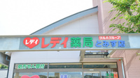 レデイ薬局とみす店の看板
