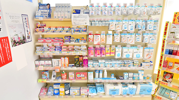 ツルハ薬局宝地店の一般医薬品