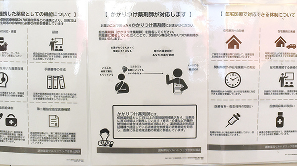 調剤薬局ツルハドラッグ志賀公園店のかかりつけ薬局対応