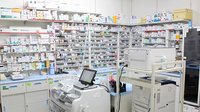 調剤薬局ツルハドラッグ山梨中央店の調剤室