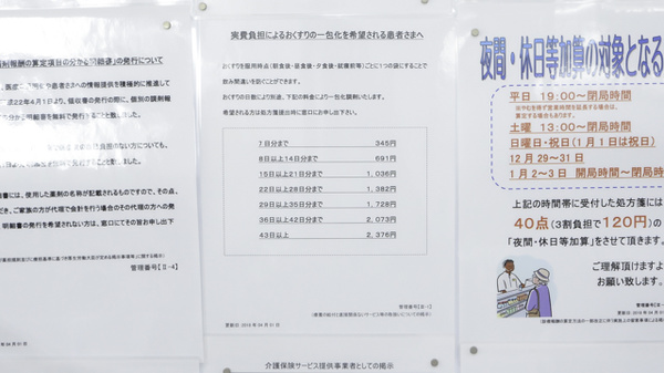 調剤薬局ツルハドラッグ温山荘前店の一包化対応