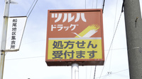 調剤薬局ツルハドラッグ温山荘前店の看板