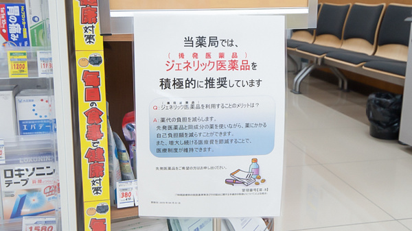 調剤薬局ツルハドラッグ生野田島店のジェネリック対応