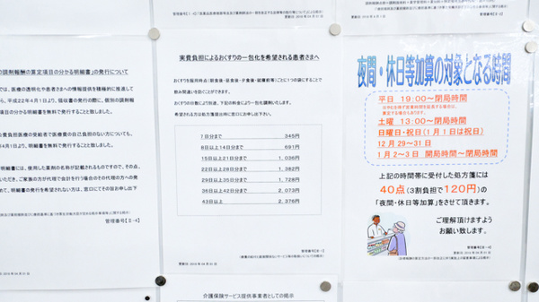 調剤薬局ツルハドラッグ南花屋敷店の一包化対応