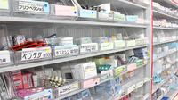 コスモファーマ薬局ひたち野店の薬棚