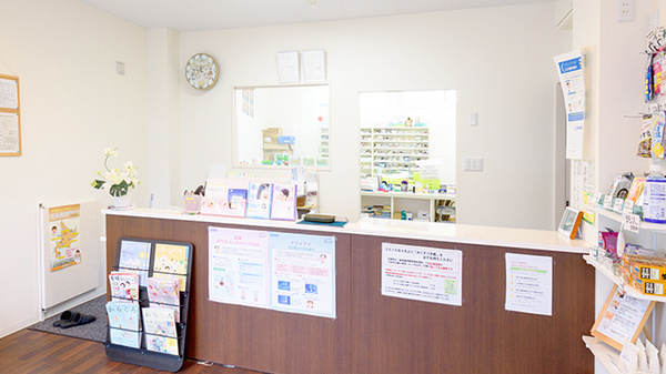 クローバー薬局手稲店の受付/カウンター