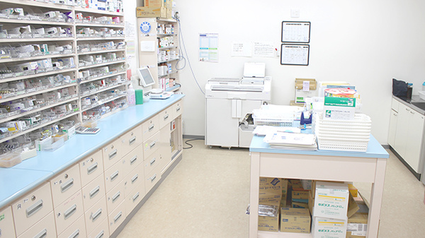 ソラリス薬局菊水店の調剤室