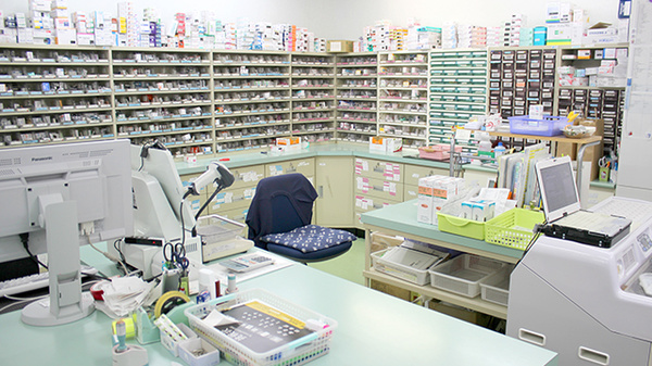有限会社ふじさわ薬局の調剤室