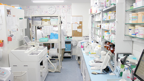 まつもと調剤薬局の調剤室