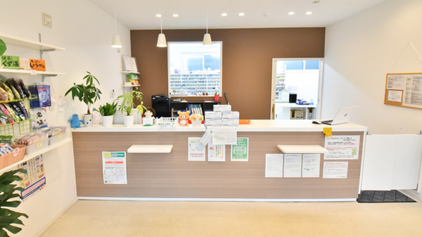クローバー薬局登別店の受付/カウンター