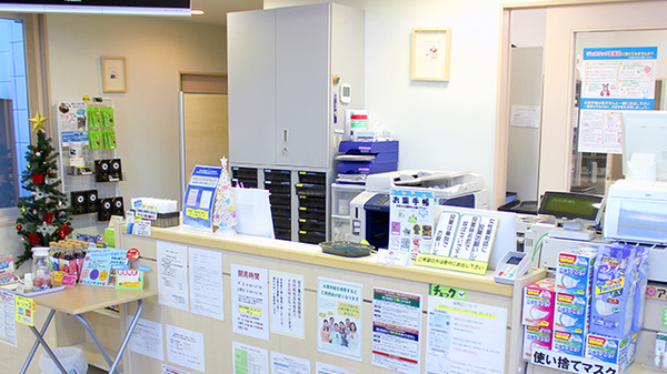 まつもと薬局西６条店の受付/カウンター