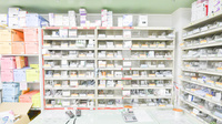 わかやぎ調剤薬局の薬棚