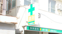 青柳薬局の看板