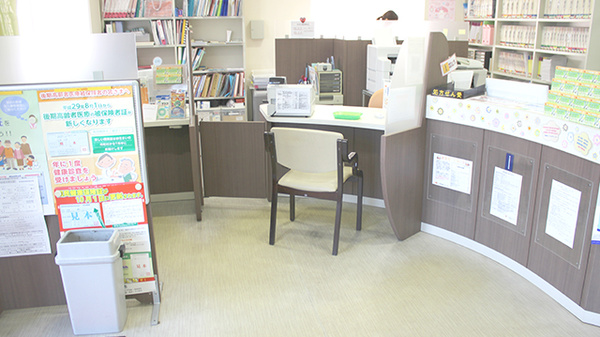 サン調剤薬局 虹ヶ丘店の受付/カウンター