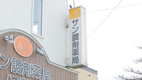 サン調剤薬局 ハマダテ店の看板