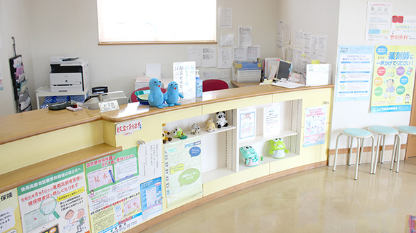 すずらん調剤薬局石江店の受付/カウンター