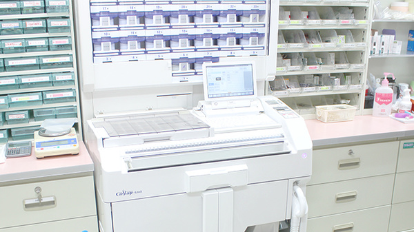 あおば薬局の調剤器具