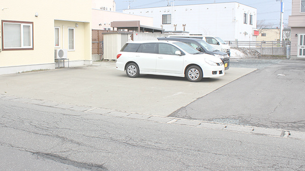 あおば薬局の駐車場