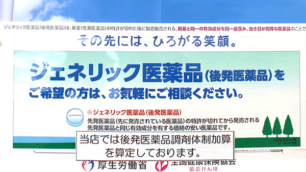 マエダ調剤薬局城西店のジェネリック対応