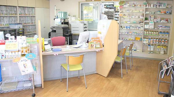 サンケア薬局 白銀店の受付/カウンター