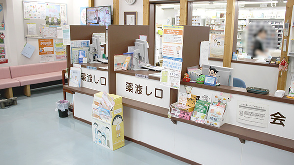 マエダ調剤薬局大鰐店の受付/カウンター