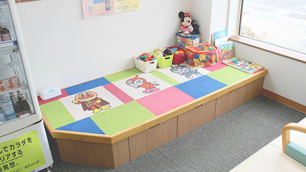 サンケア南部薬局のキッズ用設備