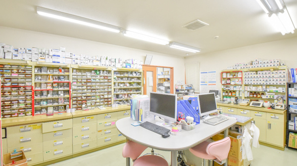 オリーブ薬局の調剤室