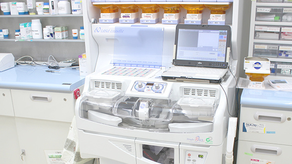 あじさい薬局の調剤器具