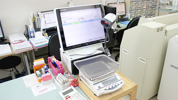 うさぎ調剤薬局の調剤器具