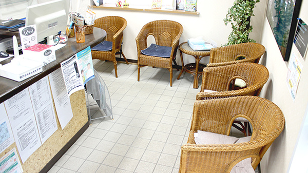 けやき薬局白石店の待合スペース