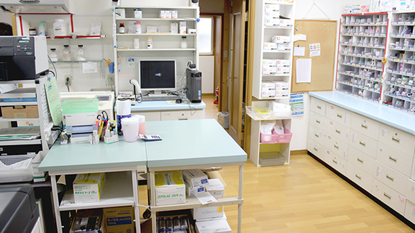 けやき薬局白石店の調剤室