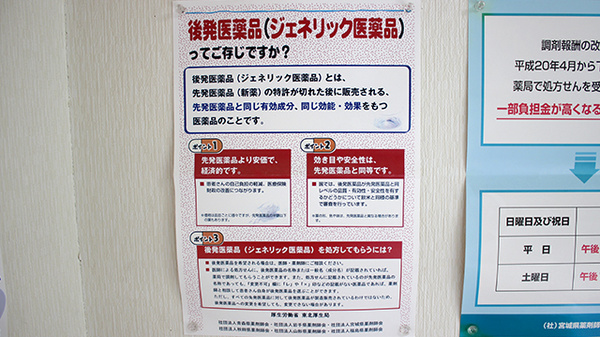 サン薬局のジェネリック対応