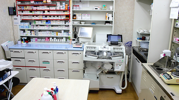 うさぎ森薬局岩沼店の調剤室