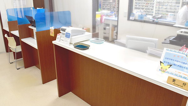 ホープ薬局大崎西店の受付/カウンター