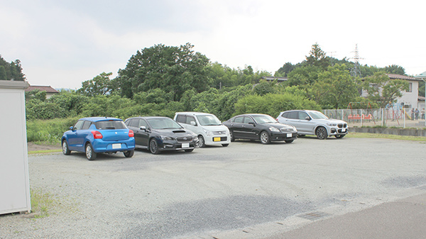 にしうら薬局の駐車場