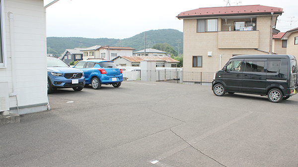 あおば薬局の駐車場