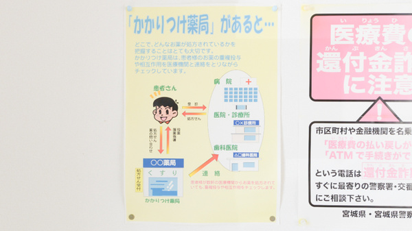 やすらぎ調剤薬局のかかりつけ薬局対応