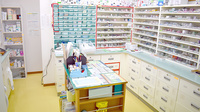 ひまわり薬局の調剤室