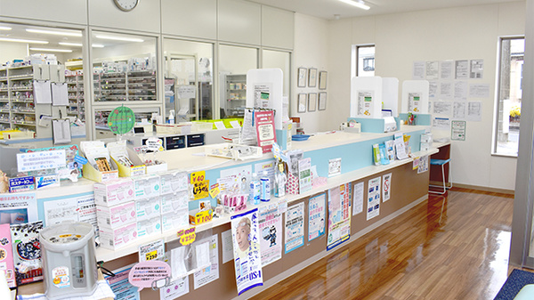 マリーン調剤薬局　仙塩利府病院前店の受付/カウンター