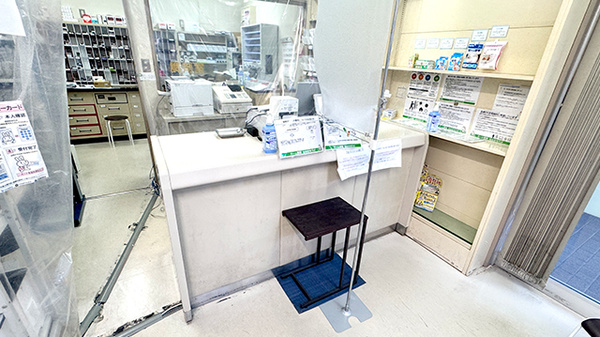 チーム薬局仙台在宅ラボの受付/カウンター