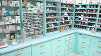 マリーン調剤薬局　トラストシティ店の薬棚