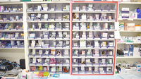 けやき薬局軽井沢店の薬棚