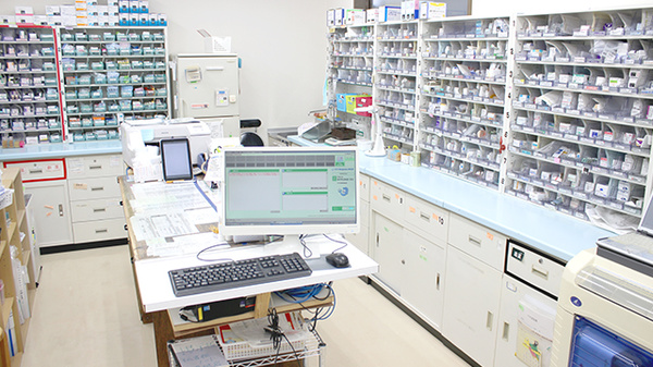 けやき薬局東根店の調剤室