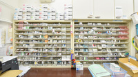 郡山調剤薬局虎丸店の薬棚