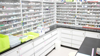すず薬局　かおりやま店の薬棚