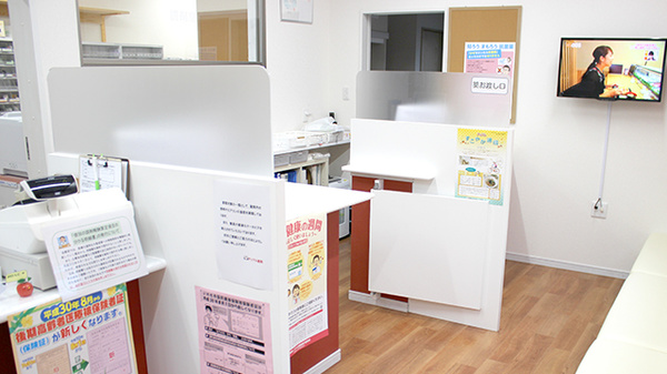アップル薬局　小名浜店の受付/カウンター