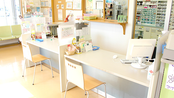 アップル薬局　相馬店の受付/カウンター