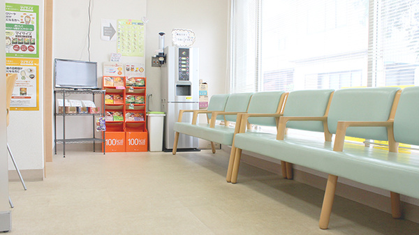 エンゼル薬局の待合スペース