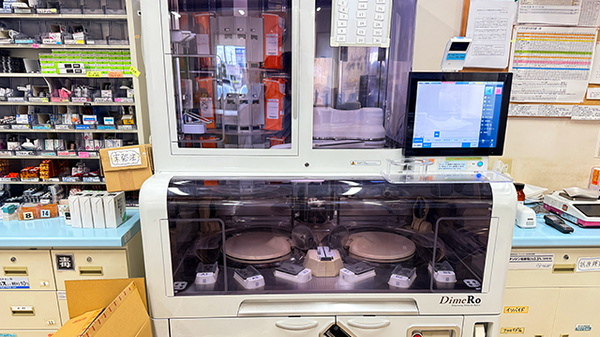 花・花薬局上高間木店の調剤器具