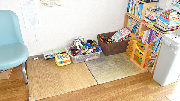 二の宮薬局野中店のキッズ用設備